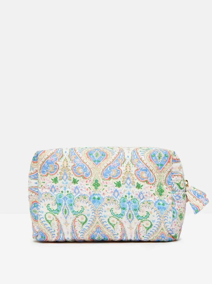 Joules Bags Women White Paisley Wash Bag
