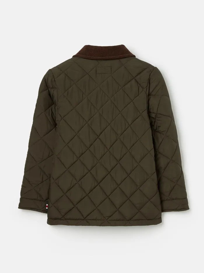 Joules Coats and Jackets Boys Green Diamond Quilted Jacket
