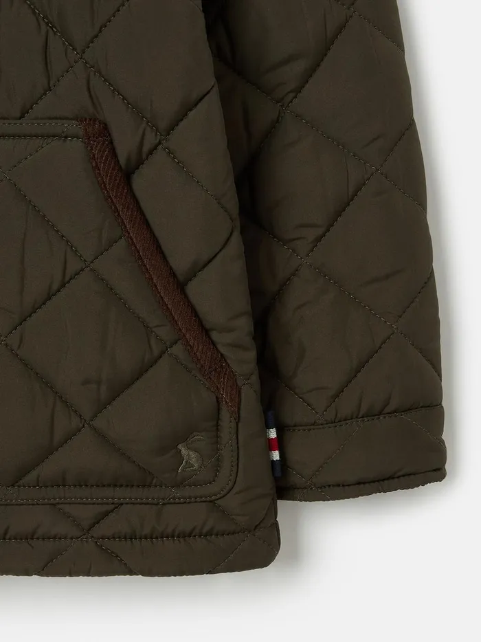 Joules Coats and Jackets Boys Green Diamond Quilted Jacket