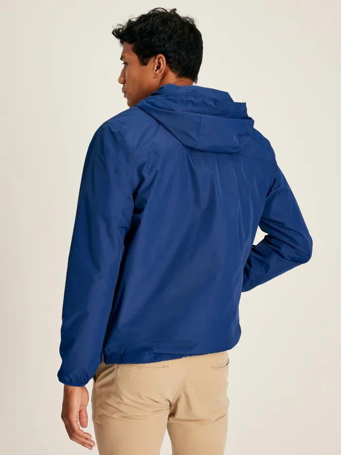 Joules Coats and Jackets Men Blue Popover Waterproof Jacket