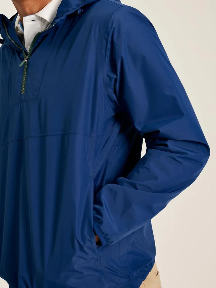 Joules Coats and Jackets Men Blue Popover Waterproof Jacket