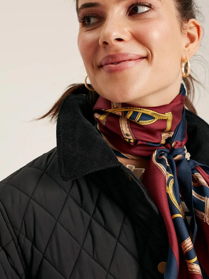 Joules Coats and Jackets Women Black Showerproof Diamond Quilted Jacket