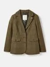 Joules Coats and Jackets Women Green Tweed Blazer