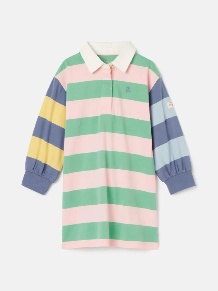 Joules Dresses Girls Multi Jersey Polo Shirt Dress