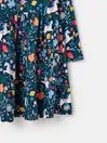 Joules Dresses Girls Navy Blue Long Sleeve Jersey Dress With Pockets