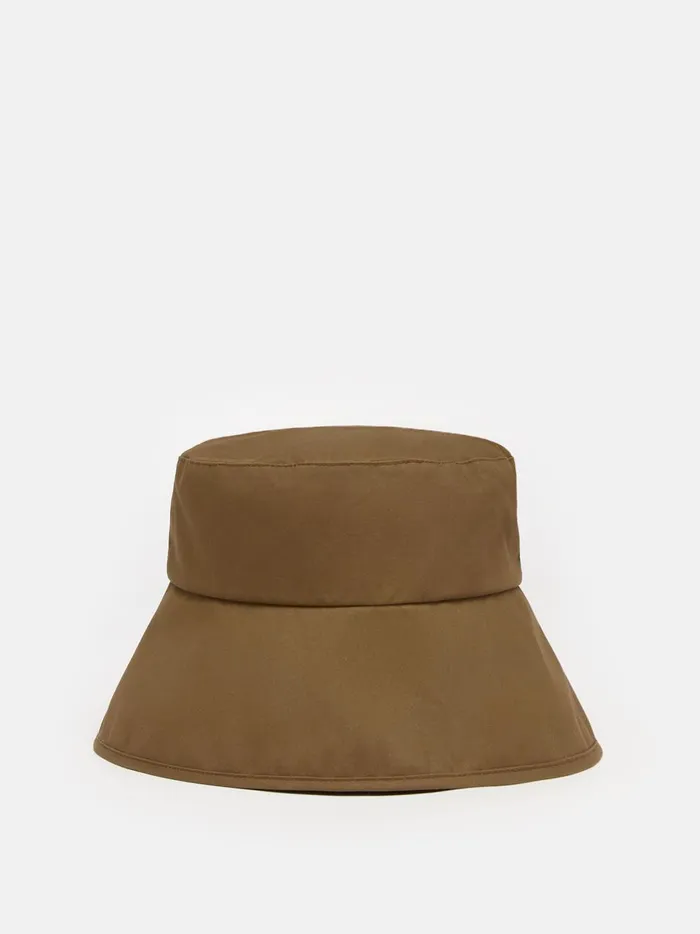 Joules Hats Women Brown Wax Faux Fur Lined Bucket Hat