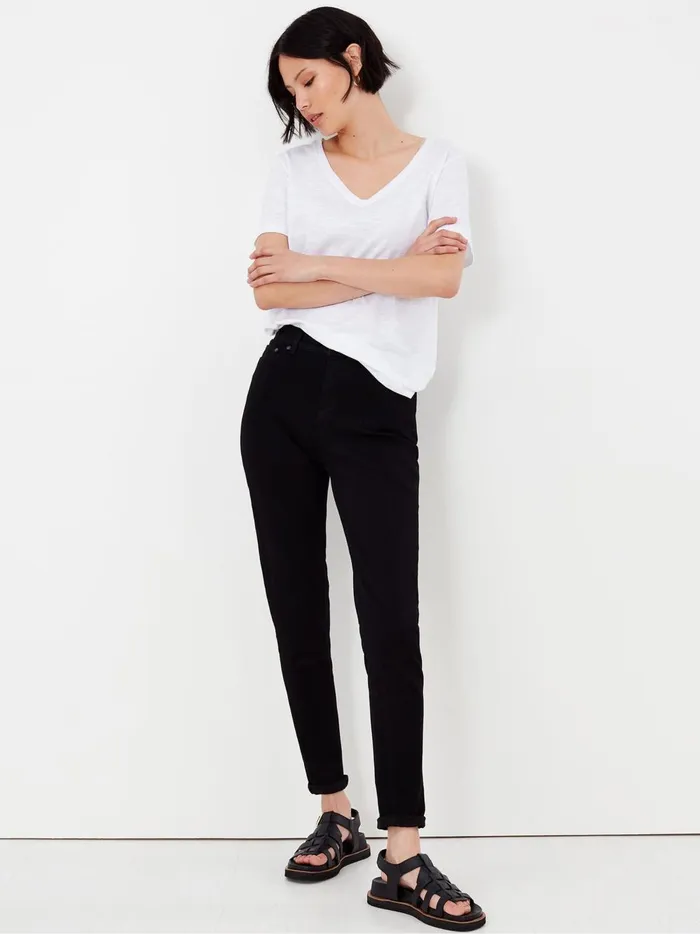 Joules Jeans Women Black Monroe High Rise Stretch Skinny Jeans