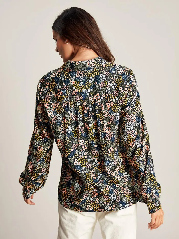 Joules Shirts and Blouses Women Blue Kalina Concealed Placket Shirt