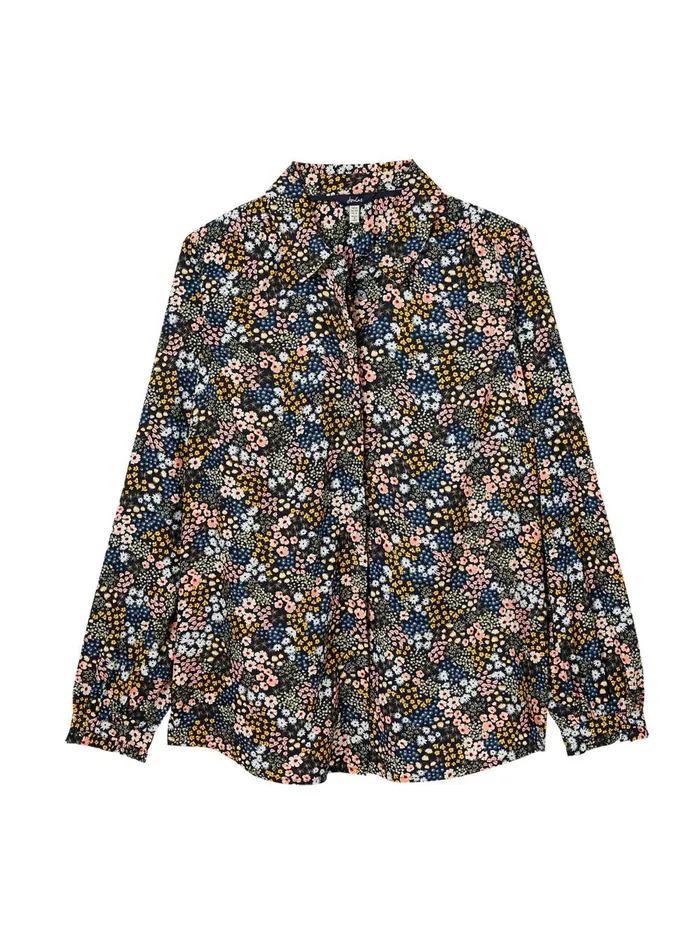 Joules Shirts and Blouses Women Blue Kalina Concealed Placket Shirt