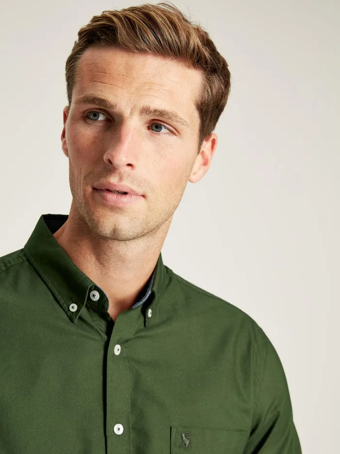 Joules Shirts Men Green Long Sleeve Shirt