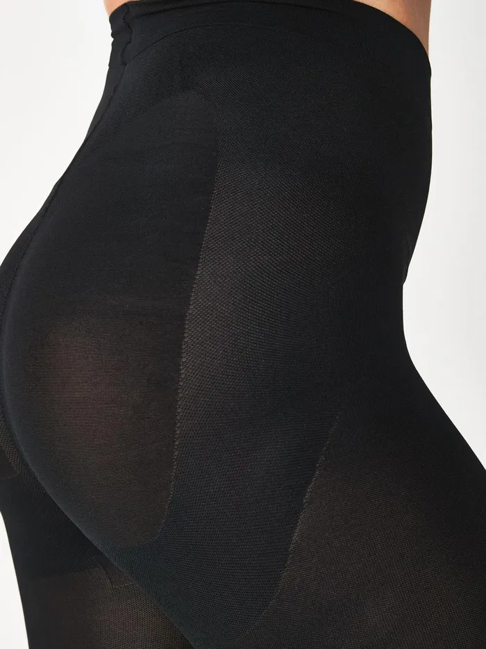 Joules Socks and Tights Women Next Black 100 Denier Bum Tum And Thigh Shaping Tights
