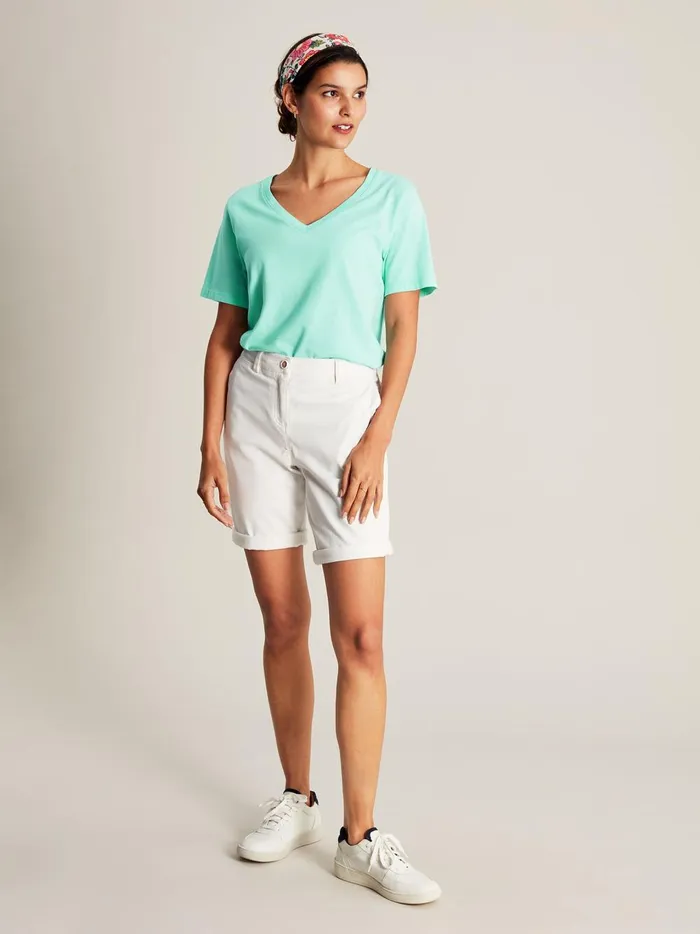 Joules Tops Women Blue V Neck Tshirt
