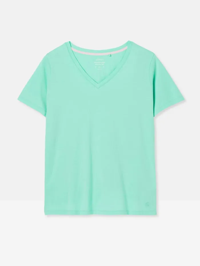Joules Tops Women Blue V Neck Tshirt
