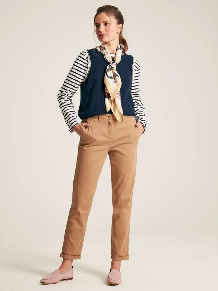 Joules Trousers and Leggings Women Stone Chino Trousers