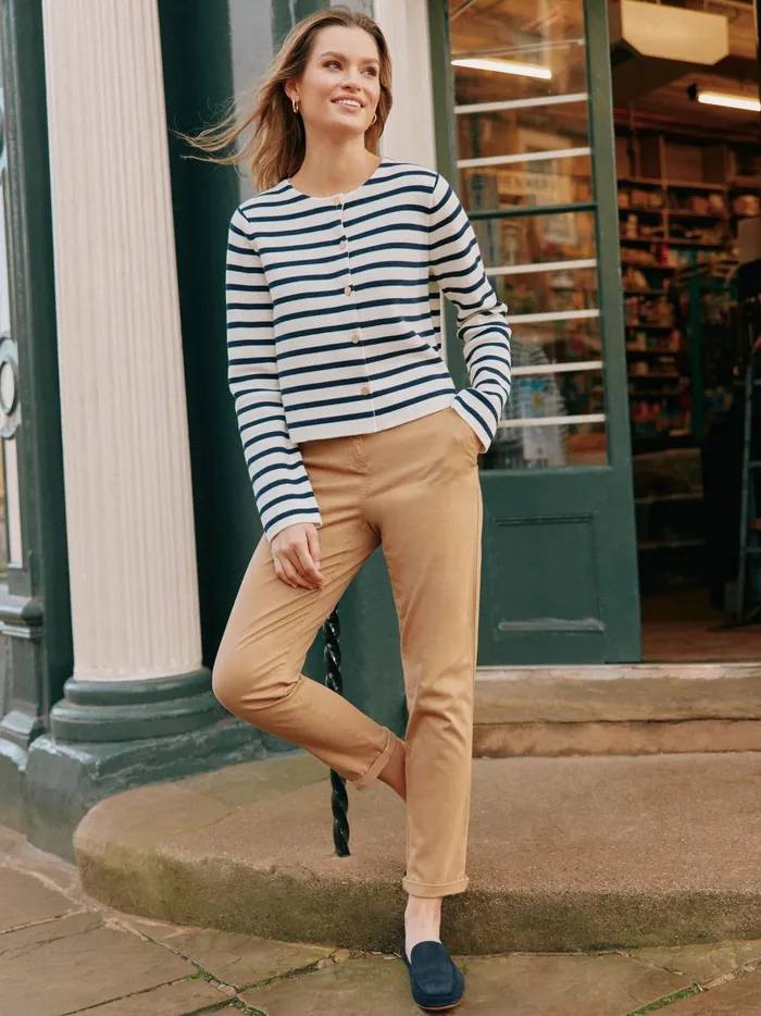 Joules Trousers and Leggings Women Stone Chino Trousers