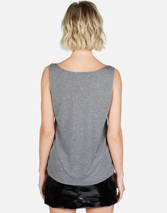 Julianna Elements Lip Heather Grey Women Lauren Moshi Tanks