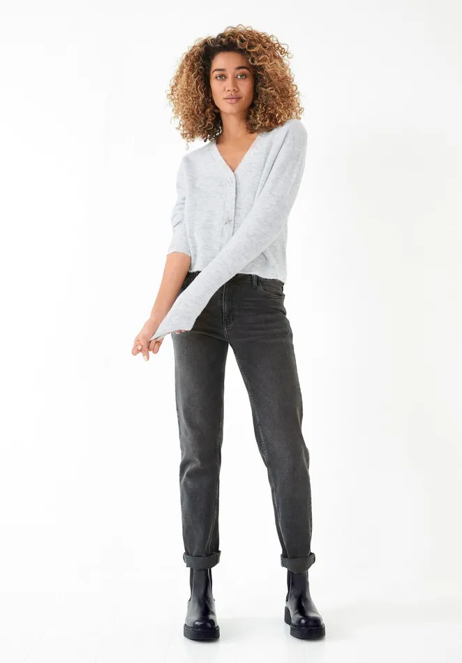 Jumpers and Cardigans Women Hush Tate Star Cardigan Palest Grey Marl