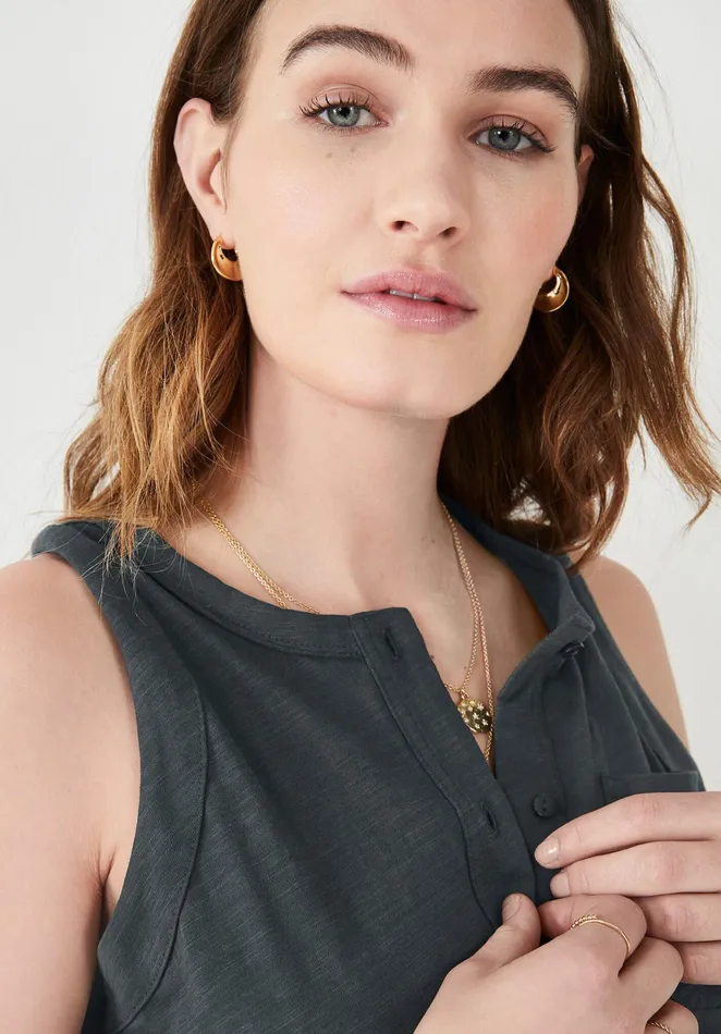 Jumpsuits and Playsuits Women Hush Button Through Jersey Jumpsuit Ebony