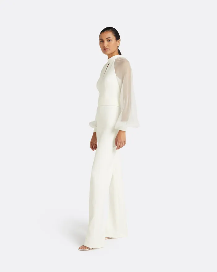 Jumpsuits Safiyaa Women Danna Ivory Jumpsuit Ivory
