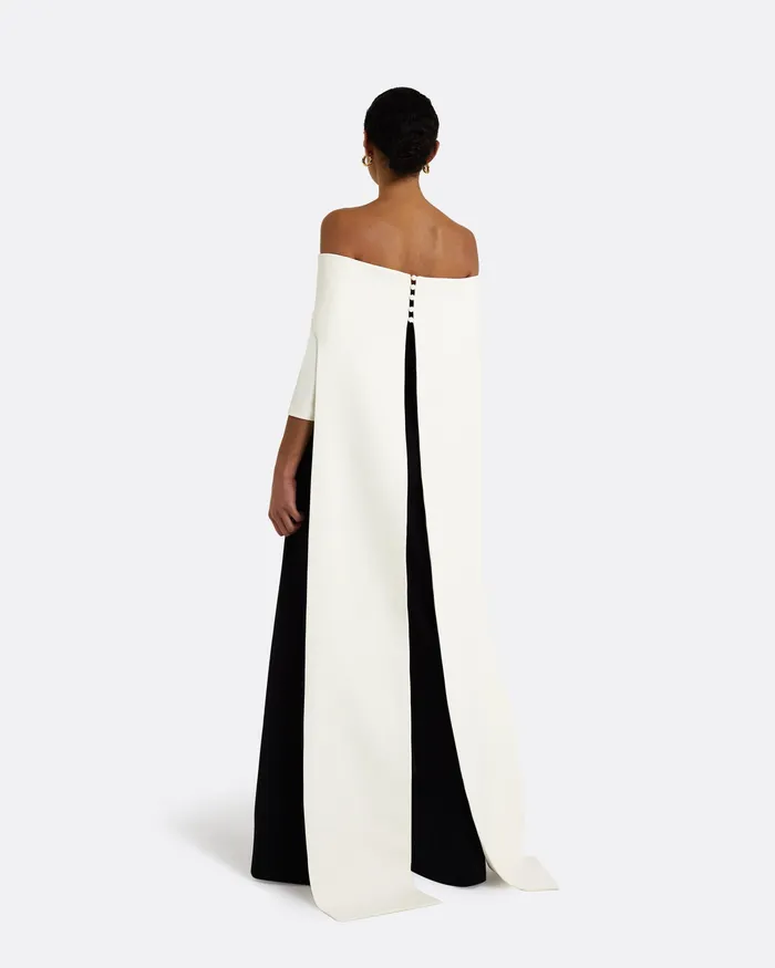 Jumpsuits Women Bellara Ivory Harness and Black Takayama Jumpsuit Black Safiyaa
