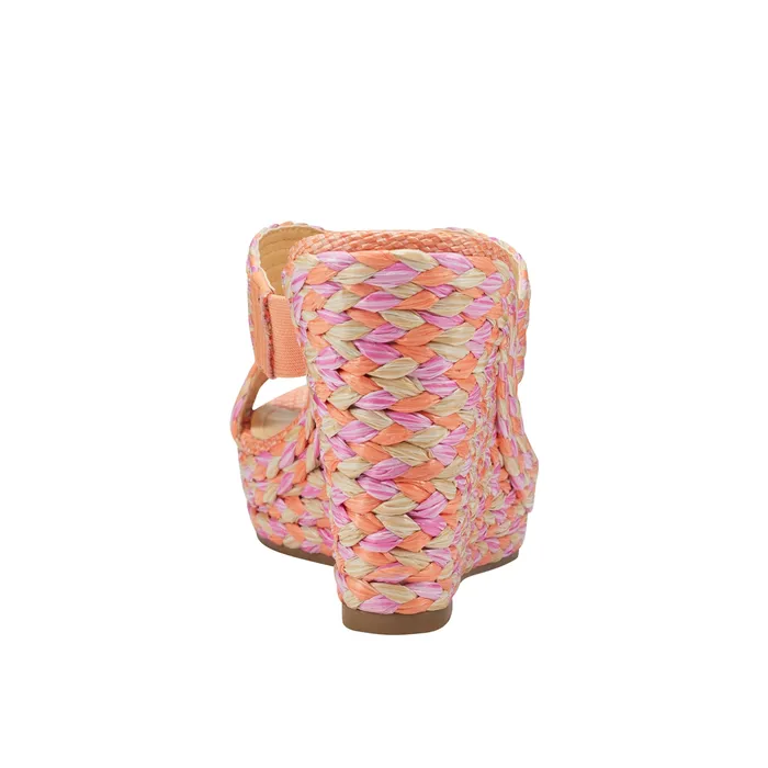 Kalisha Espadrille Wedge Sandal Orange Multi Women Sandals Marc Fisher