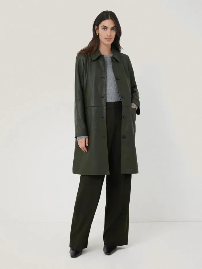 Kemp Fluid Twill Trouser Green Women Jigsaw Trousers
