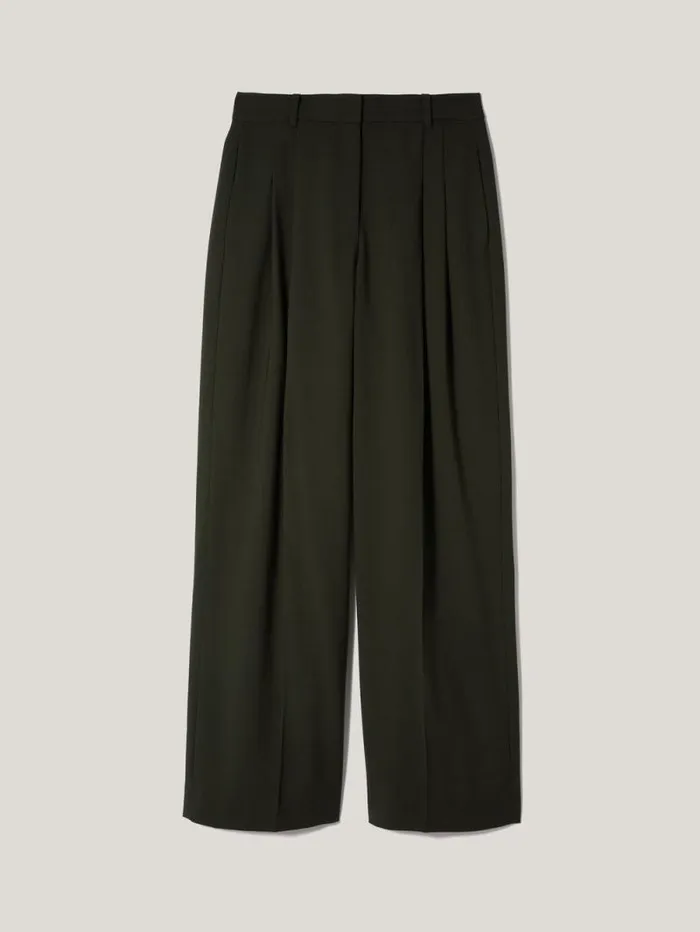 Kemp Fluid Twill Trouser Green Women Jigsaw Trousers
