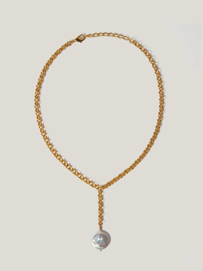 Keshi Pearl Necklace Pearl Women Jigsaw Party