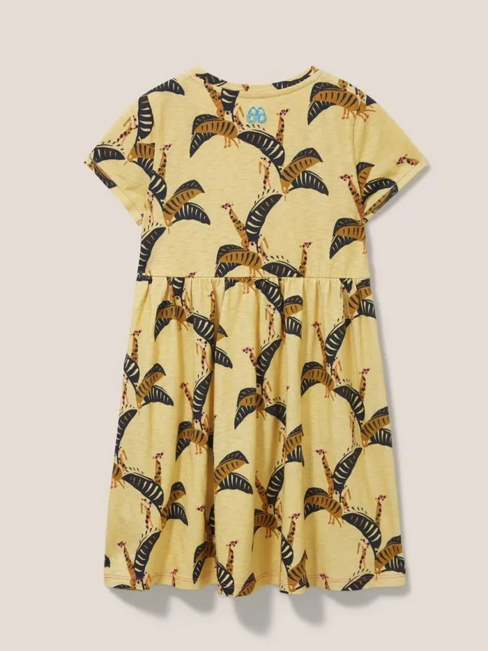 Kids DRESSES and SKIRTS White Stuff Casey Printed SS Dress Yellow Multi Kids DRESSES and SKIRTS White Stuff Casey Printed SS Dress Yellow Multi