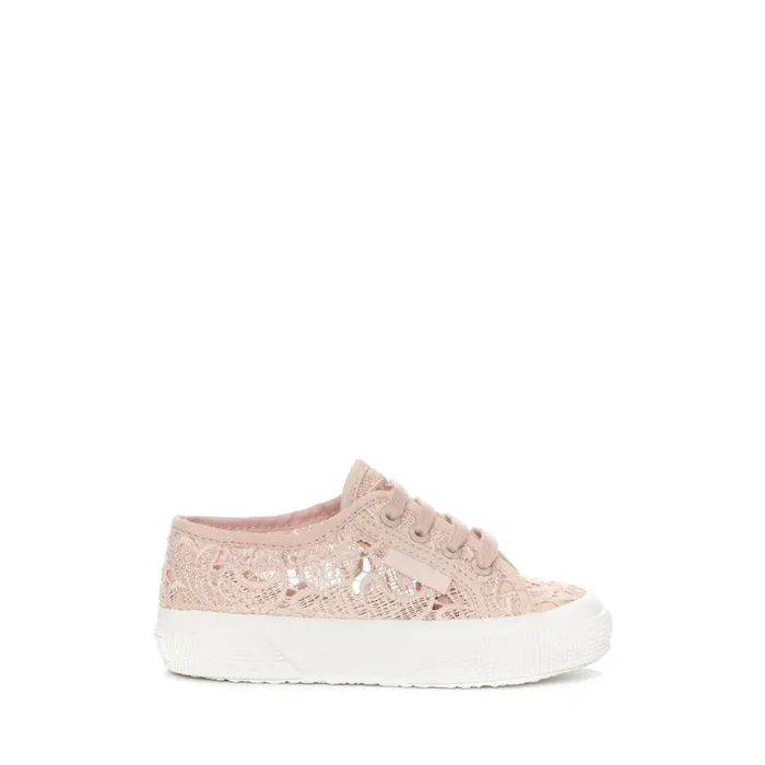 Kids Girl 2750 KIDS MACRAME Sneaker PINK BLUSHFAVORIO Superga Low Cut