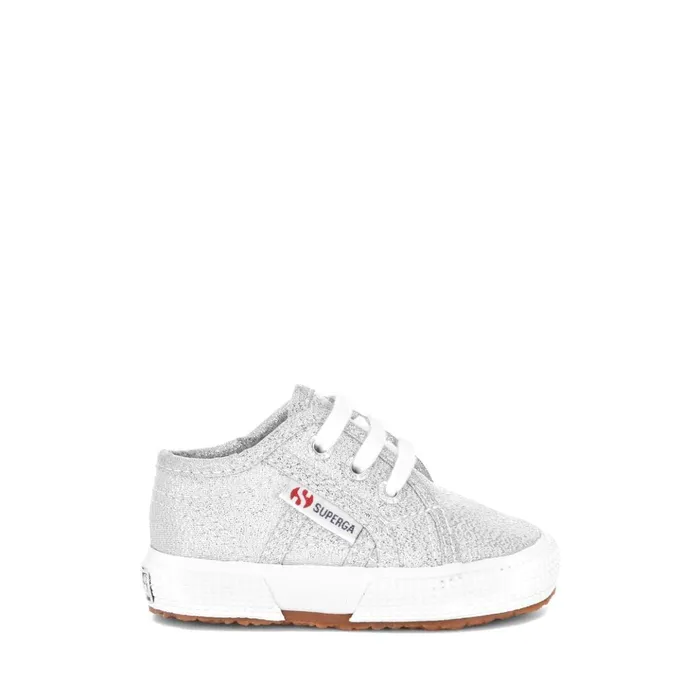 Kids Girl 2750LAMEB Sneaker GREY SILVER Superga Baby Steps