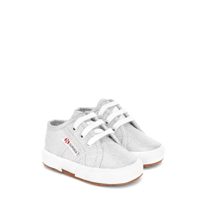 Kids Girl 2750LAMEB Sneaker GREY SILVER Superga Baby Steps