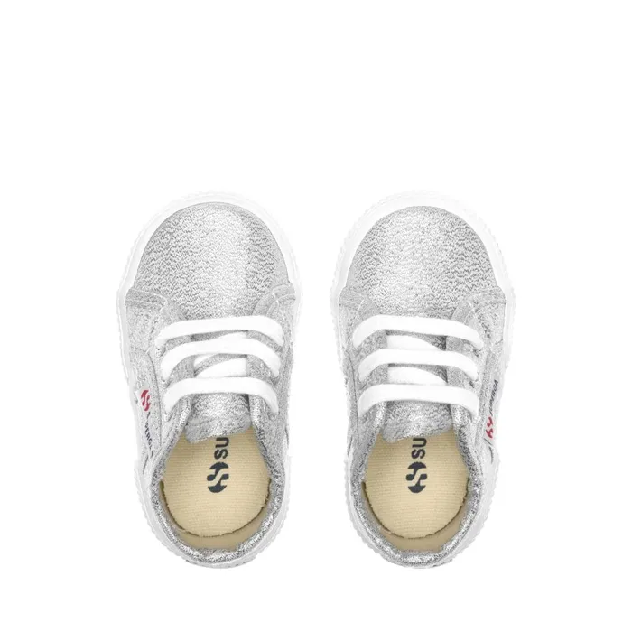 Kids Girl 2750LAMEB Sneaker GREY SILVER Superga Baby Steps