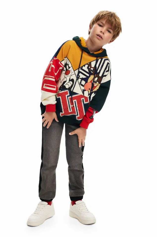 Kids Jumpers And Sweatshirts Desigual Looney Tunes Hoodie