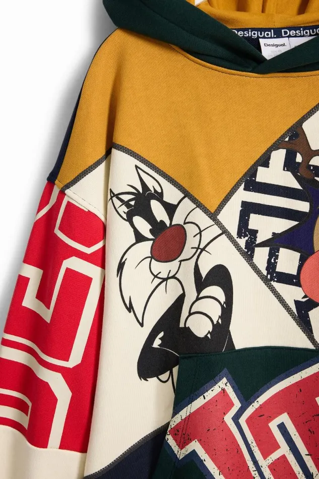 Kids Jumpers And Sweatshirts Desigual Looney Tunes Hoodie