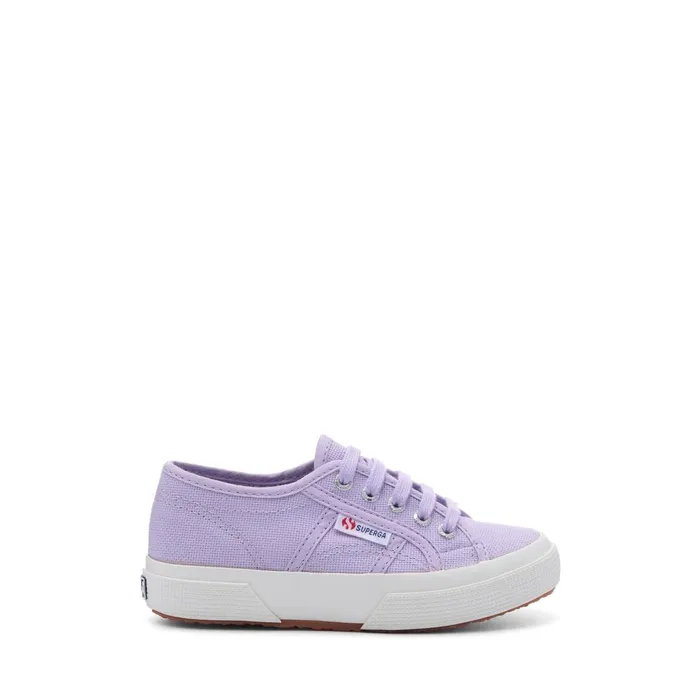 Kids Kid Unisex 2750JCOT CLASSIC Sneaker VIOLET LILLAF AVORIO Superga Low Cut
