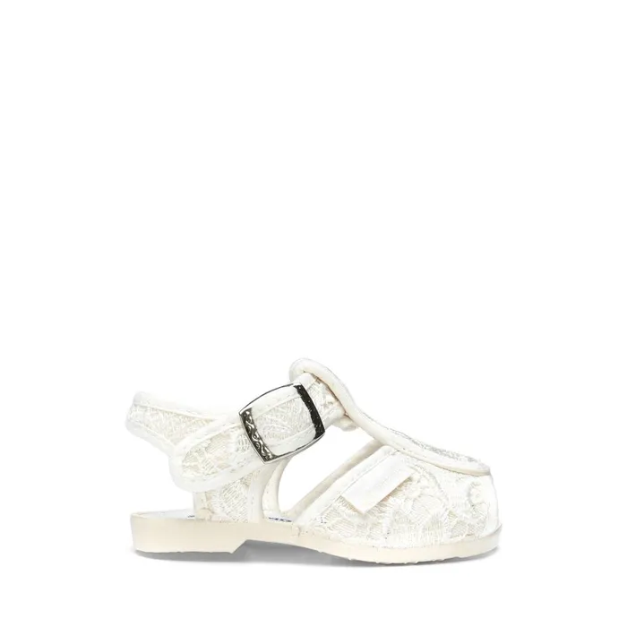 Kids Sandals Girl 1200macramej Sandal WHITE AVORIO Superga Sandals