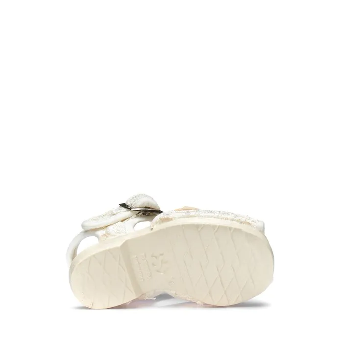 Kids Sandals Girl 1200macramej Sandal WHITE AVORIO Superga Sandals