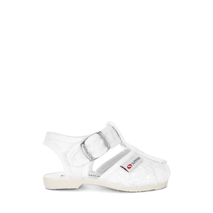 Kids Sandals Girl 1200macramej Sandal WHITE Superga Baby Steps