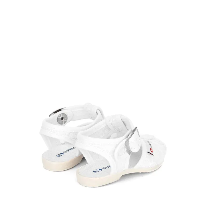 Kids Sandals Girl 1200macramej Sandal WHITE Superga Baby Steps