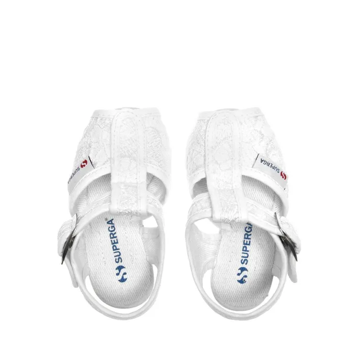 Kids Sandals Girl 1200macramej Sandal WHITE Superga Baby Steps