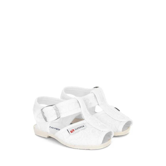 Kids Sandals Girl 1200macramej Sandal WHITE Superga Newborns