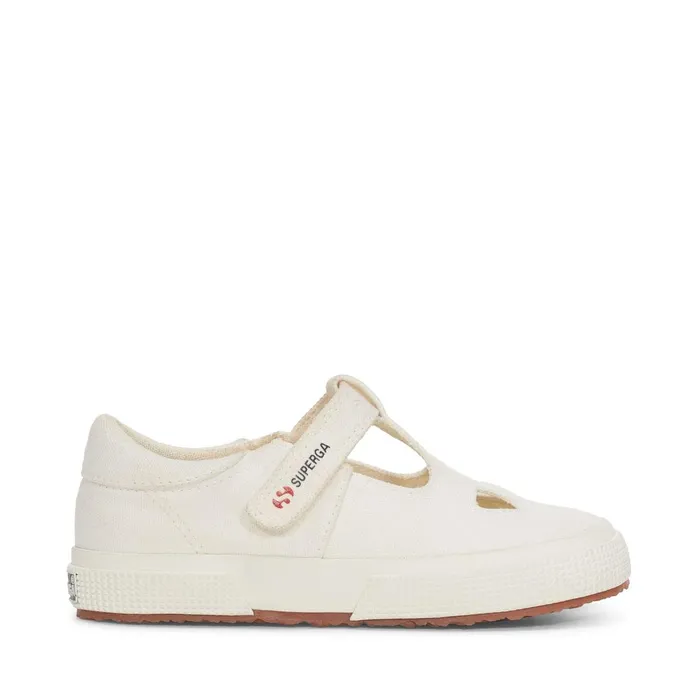Kids Sandals Kid Unisex 2662 KIDS COTTON EYES Sandal FULL WHITE AVORIO Superga Sandals