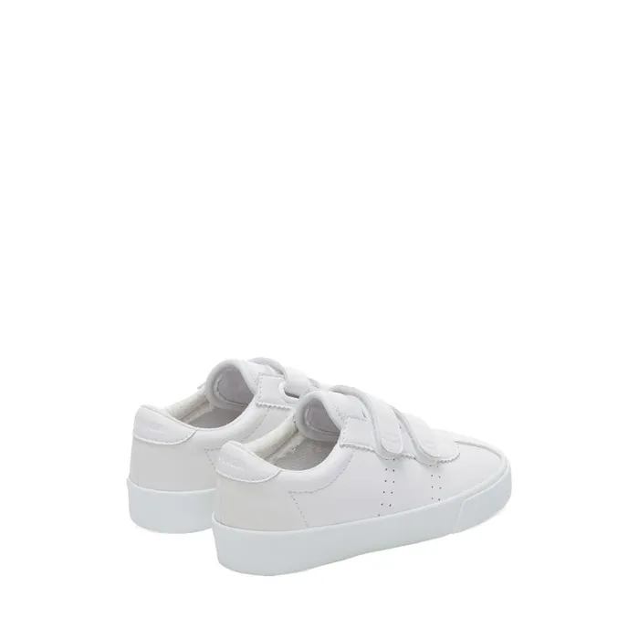 Kids Sneakers Kid Unisex 2843 KIDS CLUB S STRAPS VEGAN MATERIAL Low Cut TOTAL WHITE Superga Children