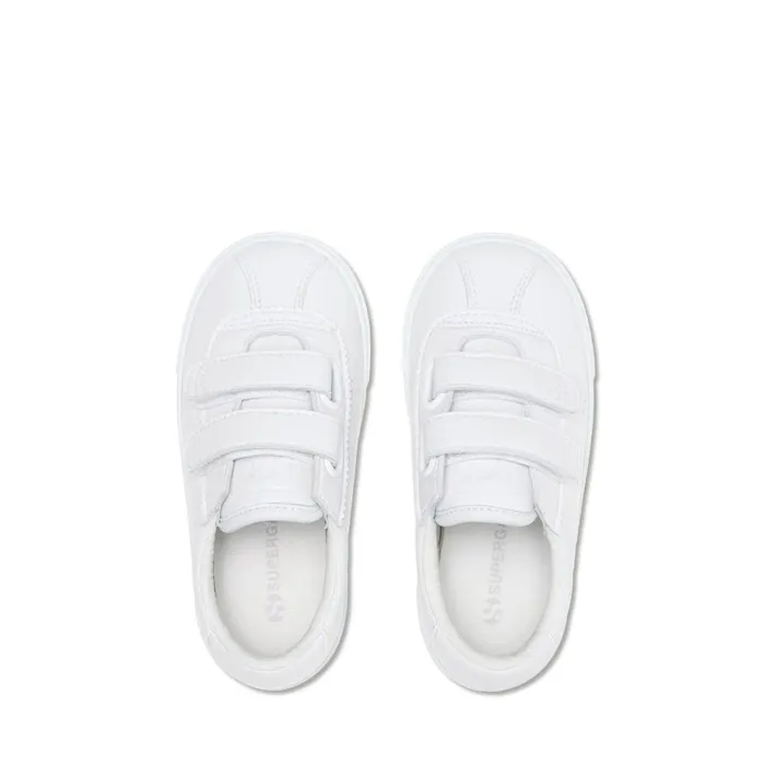 Kids Sneakers Kid Unisex 2843 KIDS CLUB S STRAPS VEGAN MATERIAL Low Cut TOTAL WHITE Superga Children
