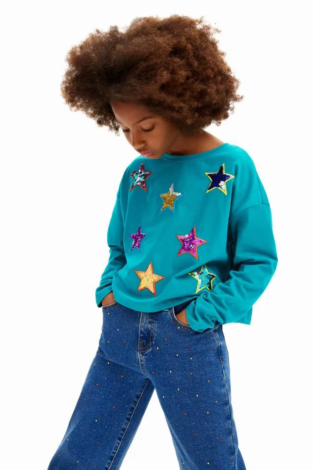 Kids Tshirts And Shirts Desigual Colorful Stars Tshirt