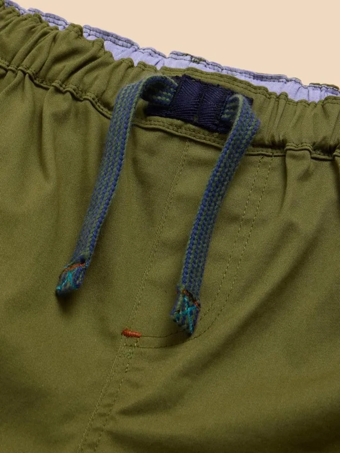 Kids TROUSERS and SHORTS White Stuff Cargo Carter Short Khaki Green