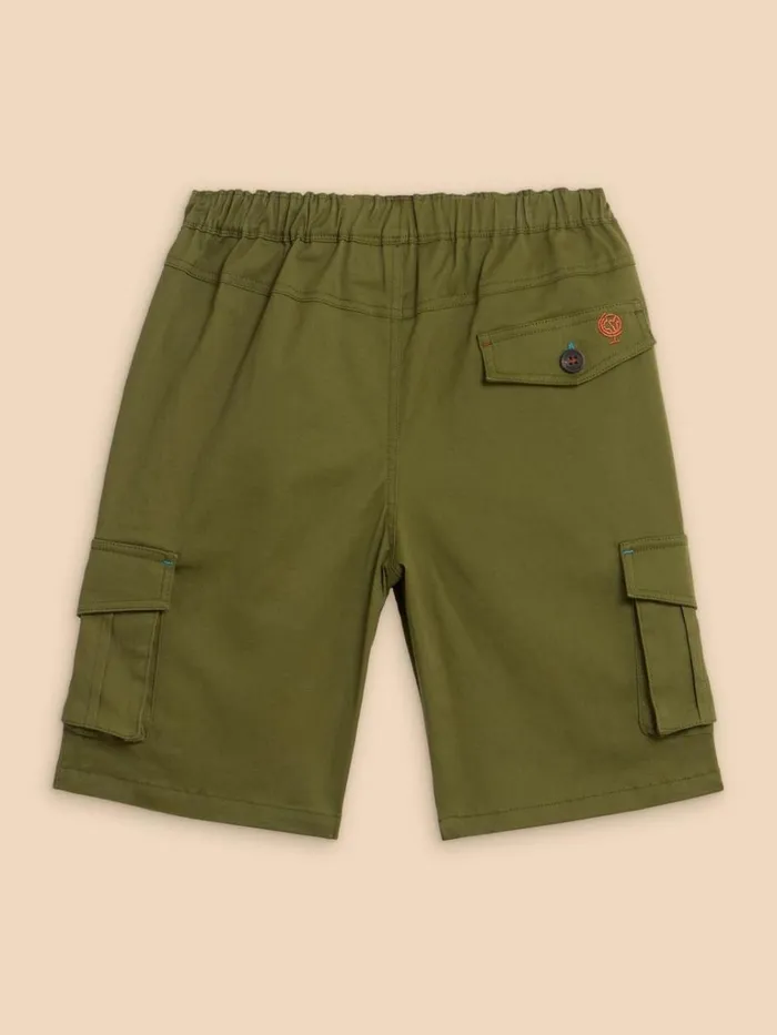 Kids TROUSERS and SHORTS White Stuff Cargo Carter Short Khaki Green Kids TROUSERS and SHORTS White Stuff Cargo Carter Short Khaki Green