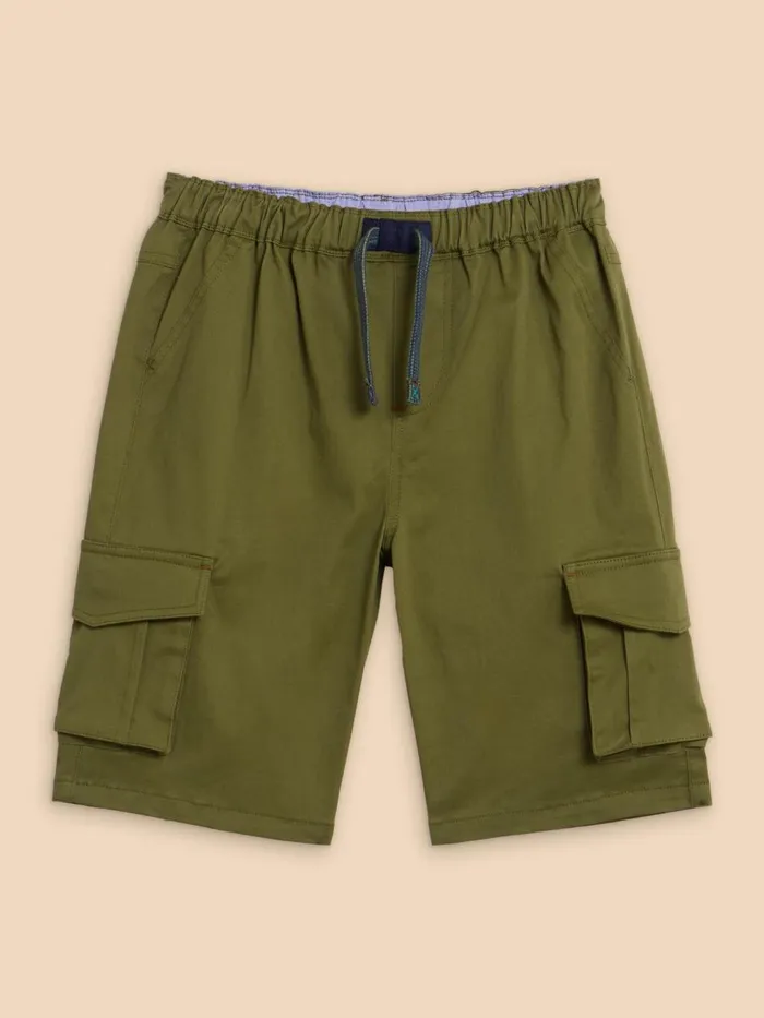 Kids TROUSERS and SHORTS White Stuff Cargo Carter Short Khaki Green Kids TROUSERS and SHORTS White Stuff Cargo Carter Short Khaki Green