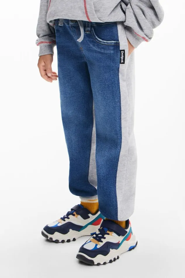 Kids Trousers And Jeans Desigual Combined Jogger Pants